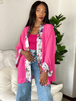 Load image into Gallery viewer, Pink perfection Kimono

